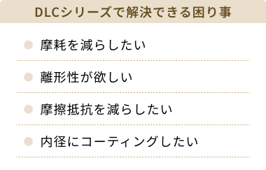 DLCシリーズで解決できる困り事
